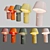 Marset Barcelona Bicoca Lamp 3D model small image 1