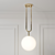 Sleek Koko Pendant Light 3D model small image 1