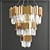 Golden Glow Empire Suspension - Luxxu 3D model small image 1