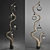 Title: Natural Wood Floor Lamp 3D model small image 1