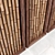 Natural Bamboo Branch Frame 3D model small image 2