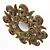 Elegant Round Mirror - 4883 3D model small image 2