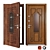 Vezha Entry Metal Door 3D model small image 1