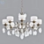 Elegant Ancona Chandelier: Bella Figura 3D model small image 1