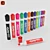 Vivid Color Expo Dry Erase Markers 3D model small image 1