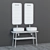 Modern Sink Furniture: Oblon Sabi 3D model small image 2