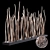 Sang Branch Gravel Decor: High-Quality 3D Textured 6-Texture Geometric Design 3D model small image 1