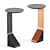 Elegant Petra Side Table by Luciano Santell 3D model small image 1