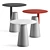 Bentu Concrete & Metal Side Table 3D model small image 1