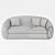 Luxury Soleil Sofa: Stylish Comfort 3D model small image 3