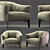 Borzalino SIGMUND Armchair 3D model small image 1