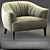 Borzalino SIGMUND Armchair 3D model small image 2
