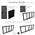 Dynamic Sliders: Customizable Windows Set 3D model small image 2