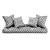 Cozy Corner Seat Pillows Set 3D model small image 3