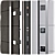 Title: Modern 1 Metal Entrance Door 3D model small image 2