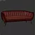 Elegant Soriano Sofa: Luxurious Comfort 3D model small image 3