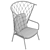 Elegant Nef Aluminium Seat Collection 3D model small image 3