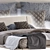 Mondo Aqua 2 Bed: Sleek & Stylish 3D model small image 2