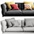 Flexform Adda B - Unique and Versatile Furniture 3D model small image 3