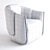 Sleek and Sophisticated: Johanson Norma 1-Seater 3D model small image 2