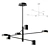 Scandinavian Style LED Chandelier 3D model small image 1
