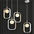 Avola Pendant: Modern White + Gold 3D model small image 1