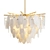 Elegant Cascading Crystal Chandelier 3D model small image 1