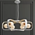 Maytoni Avola Gold Chandelier 3D model small image 1