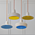 Elegant Spun Pendants for Stylish Ceilings 3D model small image 1