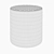 Modern Pouf Ejby: Stylish and Comfy 3D model small image 2