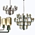 Elegant Normann Copenhagen Amp Chandelier 3D model small image 1