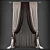 Polys 180871, Verts 183197: High-Quality Curtains 3D model small image 1
