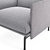 Sleek Outline Studio Chair 3D model small image 2
