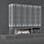 Contemporary Loft Style Fireplace 3D model small image 3
