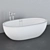 Zen Spa Retreat Bathtub 3D model small image 2