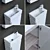 Aquaton Bella Bathroom Set 3D model small image 2
