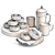 Delicious Donuts & Coffee Set 3D model small image 2