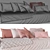 Sleek Brimnes Daybed 3D model small image 2