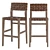 Elevate your space with Vero Leather Barstool 3D model small image 1