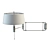 Gilded Miles Wall Lamp 3D model small image 2