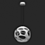 Organic OM Chandelier: Mantra's Elegant Lighting 3D model small image 2
