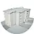 Modular Apartment House- v03 3D model small image 3