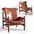 Contemporary Finn Juhl Lounge Chair 3D model small image 1