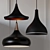 Modern Pendant Lights: NUEVO Euclid, Feiss, & Pantone 3D model small image 1