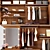 Modern Mesh Wardrobe: OPEN Besana 3D model small image 2
