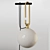 Modern NH Wall Lamp 3D model small image 3
