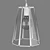 Modern Brass Genni Lightstar Chandelier 3D model small image 3
