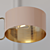 Elegant Brass Floor Lamp by Creativemary 3D model small image 2