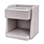 Stylish Modern Nightstand 3D model small image 1