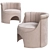Elegant Hera Armchair - Brabbu 3D model small image 1